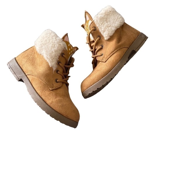FABKIDS-DEER FACE HIKING BOOTS-SIZE 2 - Picture 7 of 9